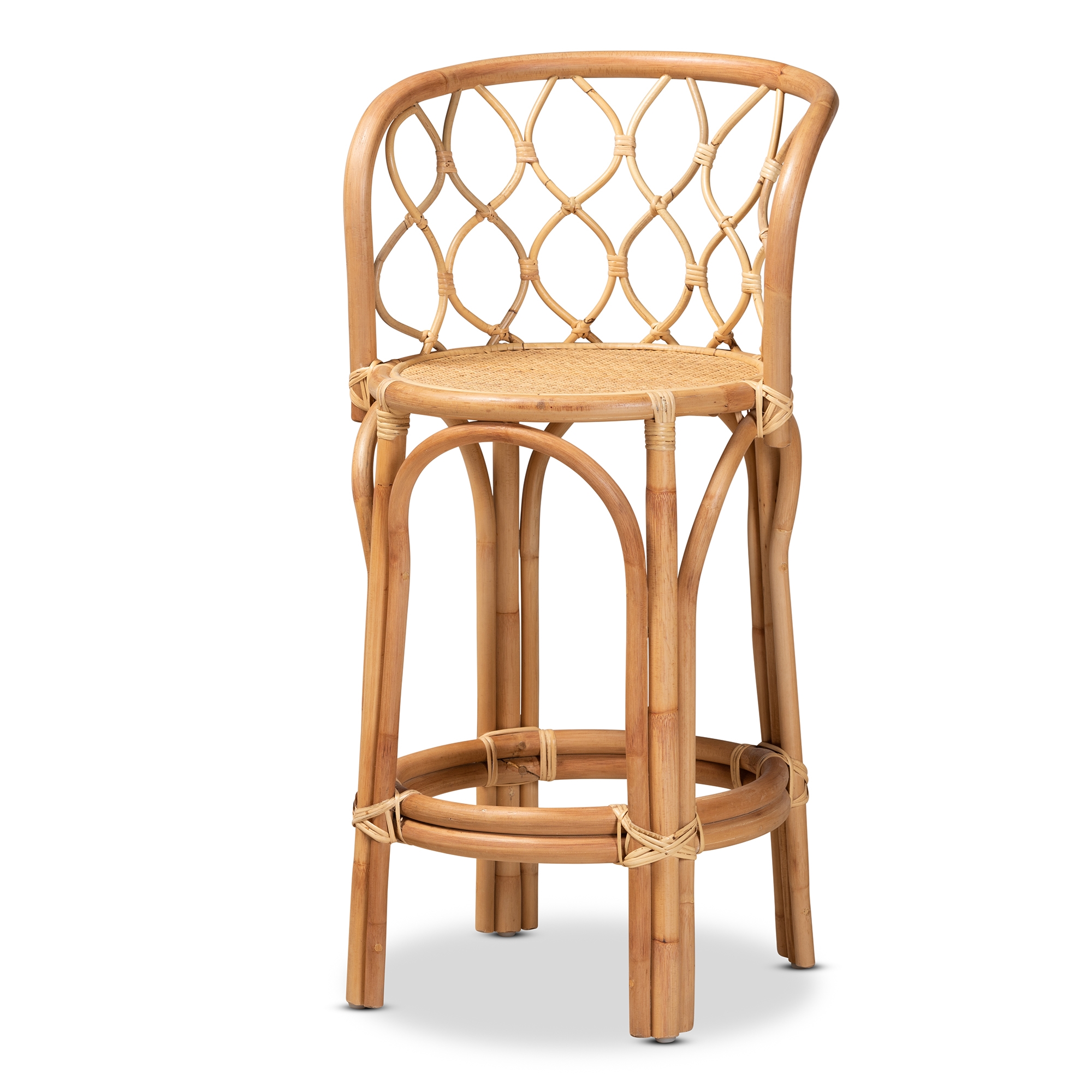 Modern rattan counter online stool